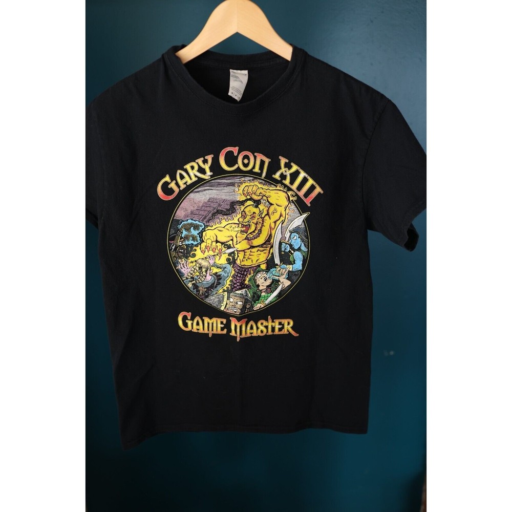 Gary Con (13) XIII Game Master T-shirt Black Short Sleeve M 2021 D&D